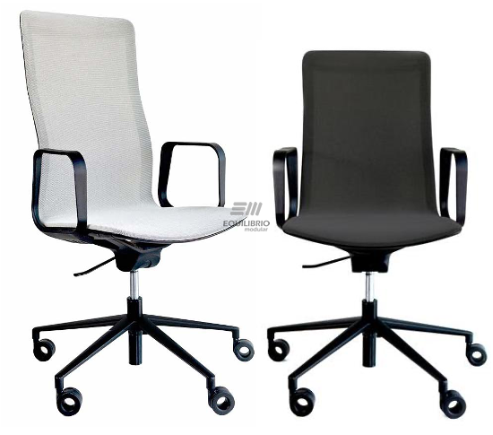 : SILLA EJECUTIVA RAIL :: Equilibrio Modular - Amplio catalogo en muebles y mobiliario de oficina para todo Mexico.
